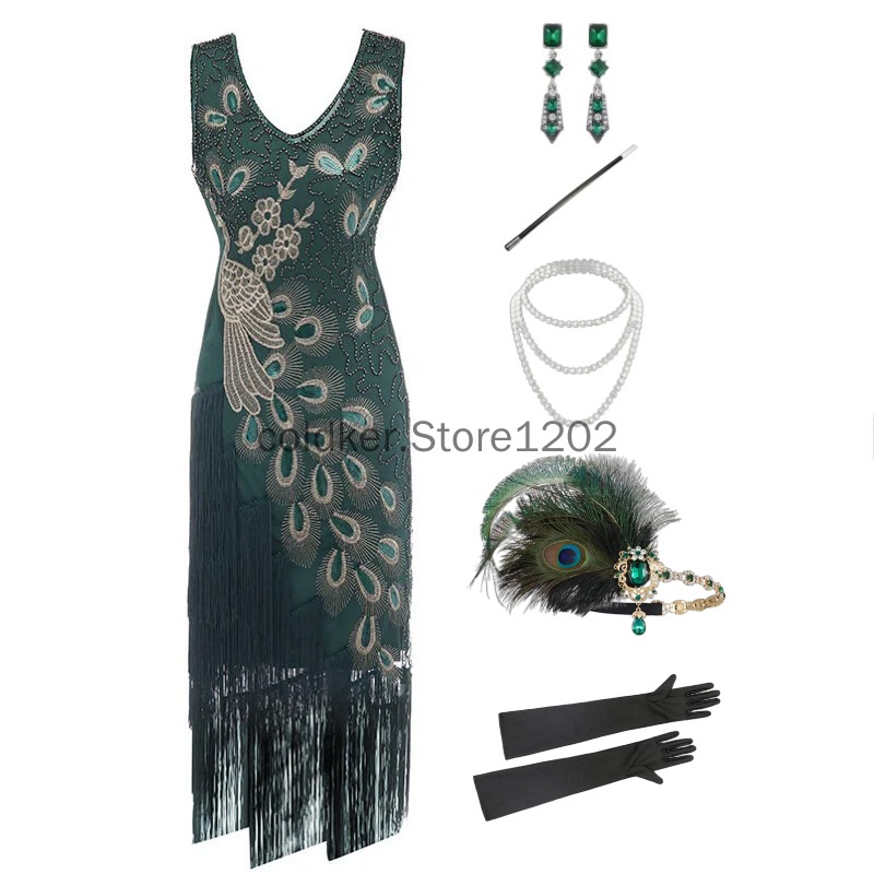Women'S Accessories In The 1920S - Vestido Flapper de los Años 20
