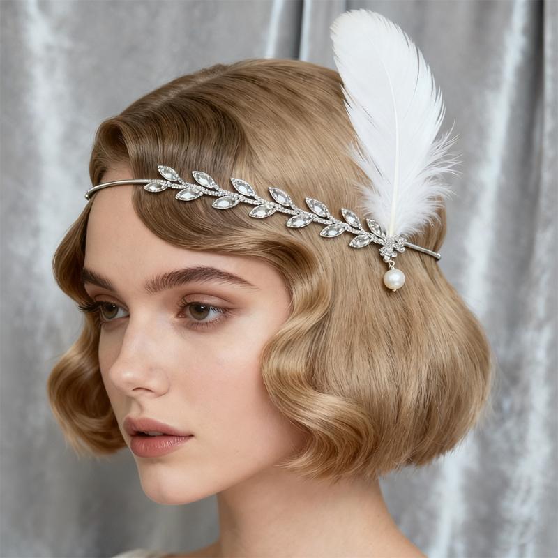 Women'S Accessories In The 1920S - Diadema de Plumas Estilo Flapper de