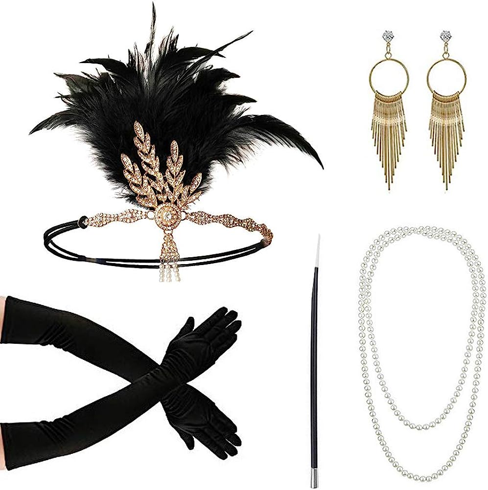 Women'S Accessories In The 1920S - PESENAR-Diadema estilo flapper de los años
