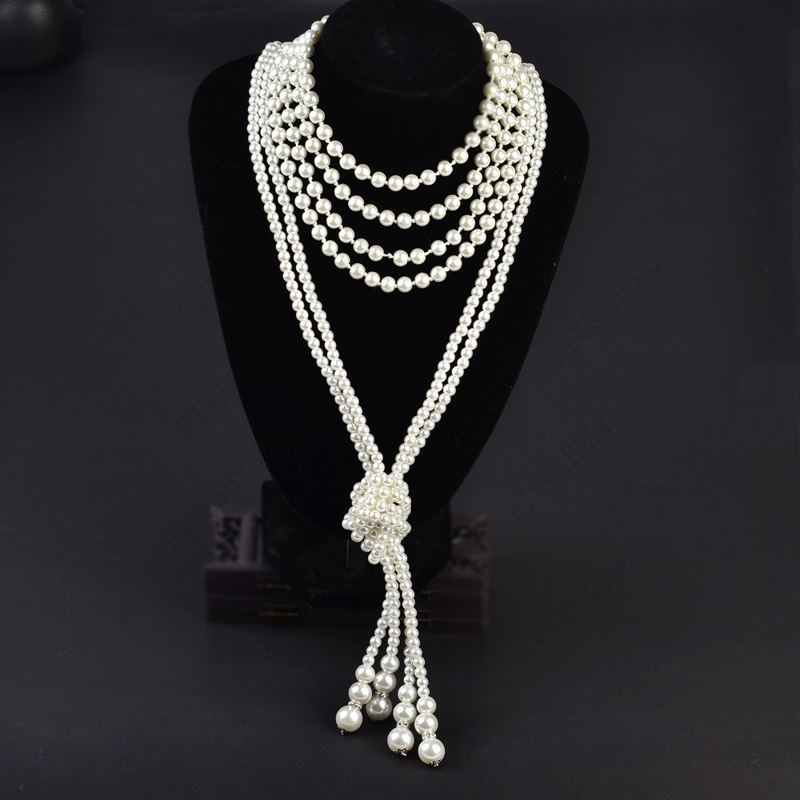 Collar de perlas de los años 2 - Women'S Accessories In The 1920S reseña y precio