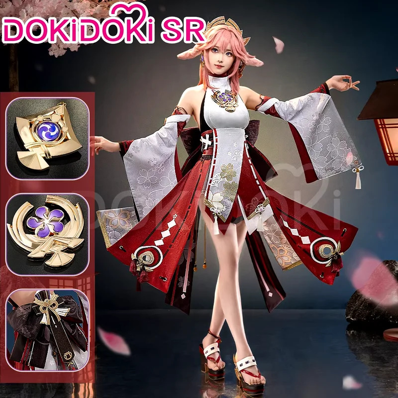 LQIN STOCK Yae Miko juego de C - Women'S Accessories For Shoes reseña y precio
