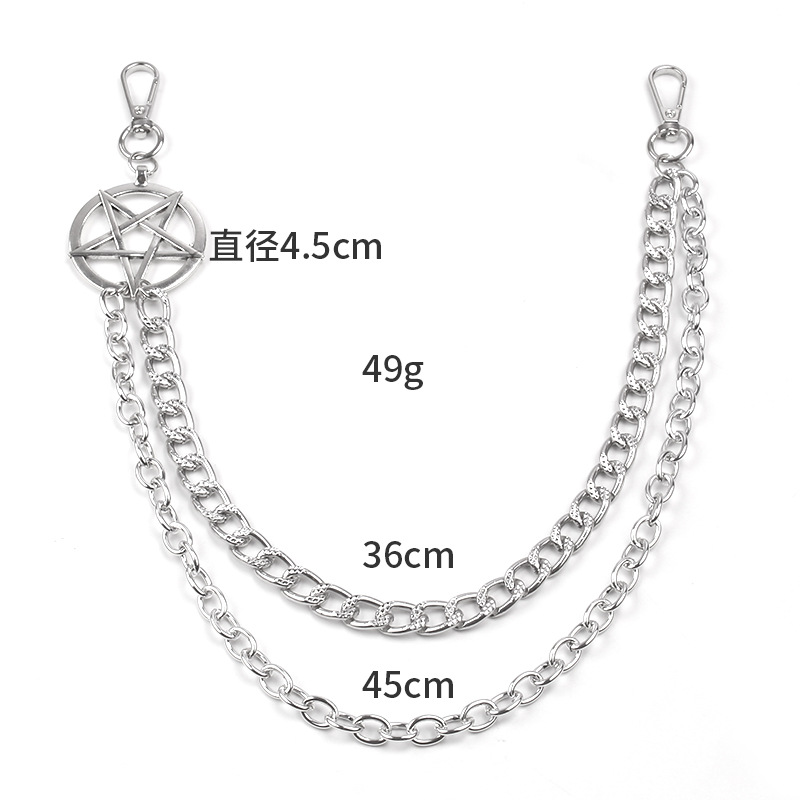 Llaveros de cadena de metal pu - Women'S Emo Accessories reseña y precio