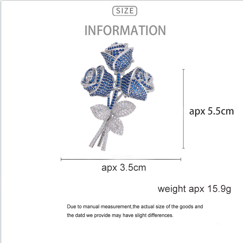 OKILY-broche de ramo de rosas  - Women Accessories Bouquet reseña y precio