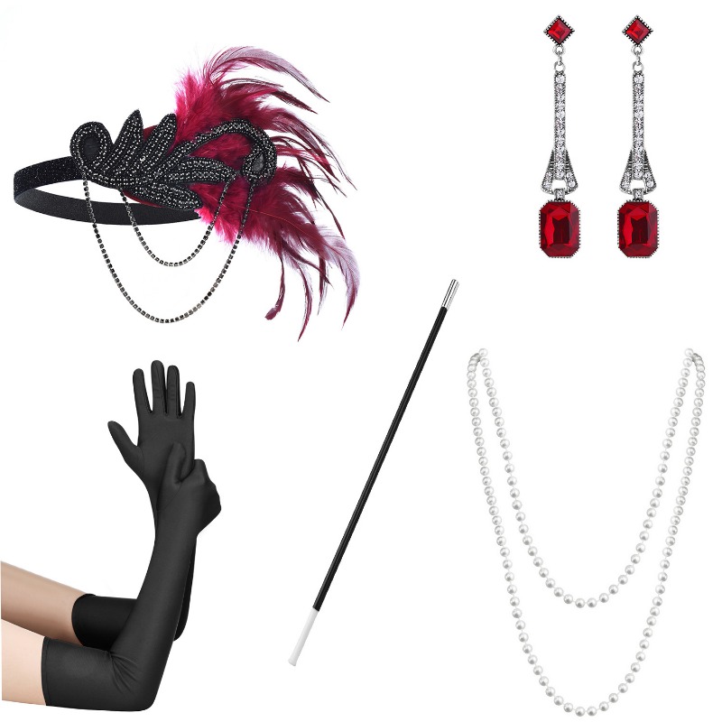 Diadema de plumas para mujer,  - Women'S Accessories In The 1920S reseña y precio