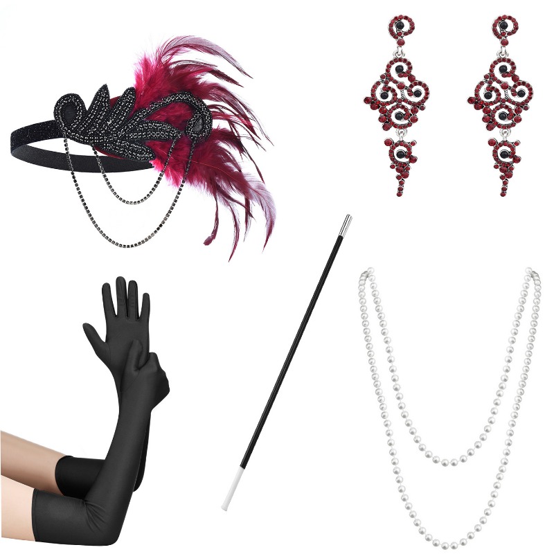 Diadema de plumas para mujer,  - Women'S Accessories In The 1920S reseña y precio