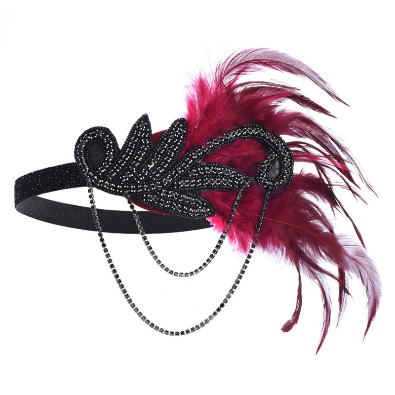 Diadema de plumas para mujer,  - Women'S Accessories In The 1920S reseña y precio