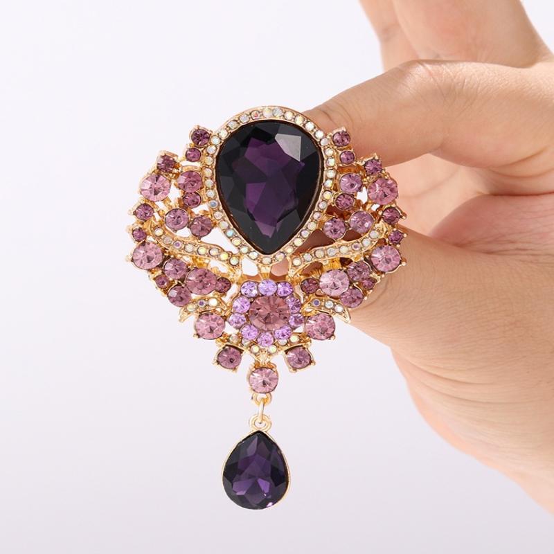 1 Broche de Cristal Transparen - Women Accessories Bouquet reseña y precio