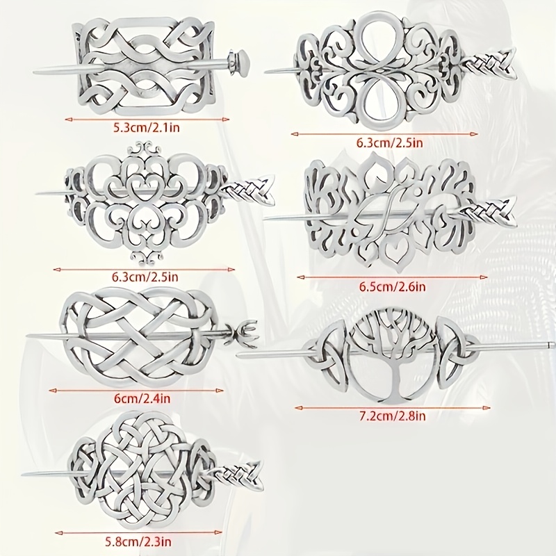 7 pinzas para el cabello vinta - Women'S Viking Accessories reseña y precio