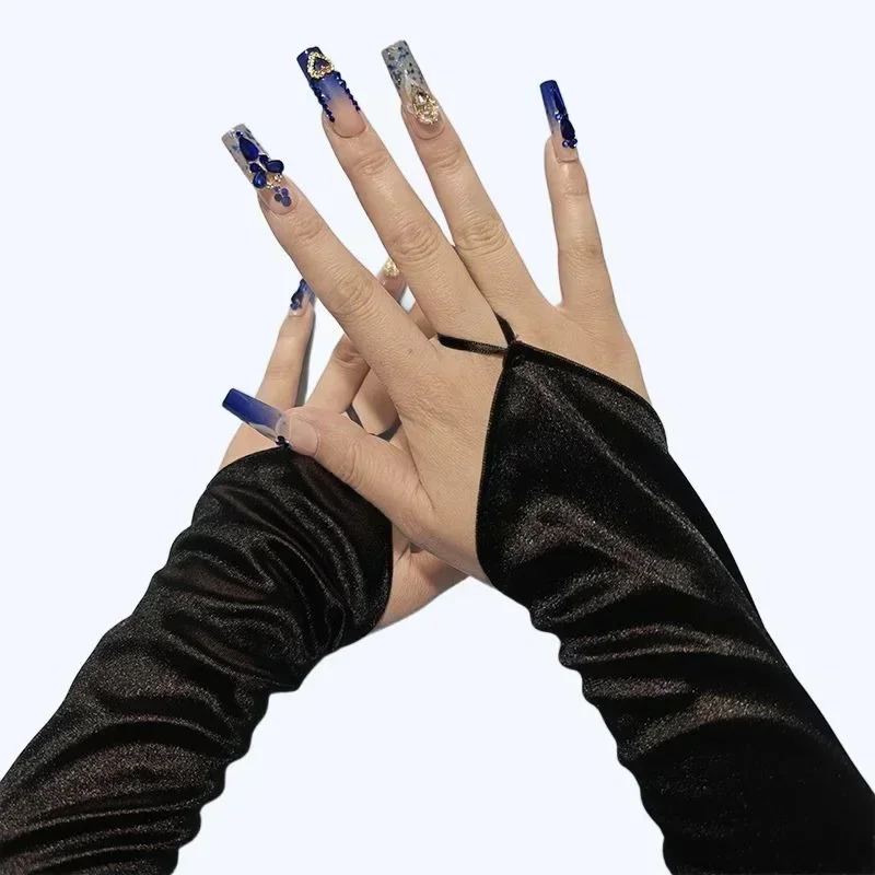 Guantes de satén sin dedos con - Women'S Accessories In The 1920S reseña y precio
