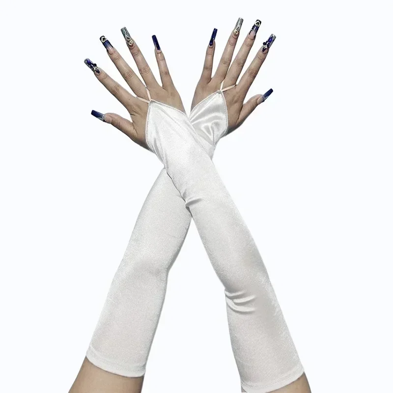 Guantes de satén sin dedos con - Women'S Accessories In The 1920S reseña y precio
