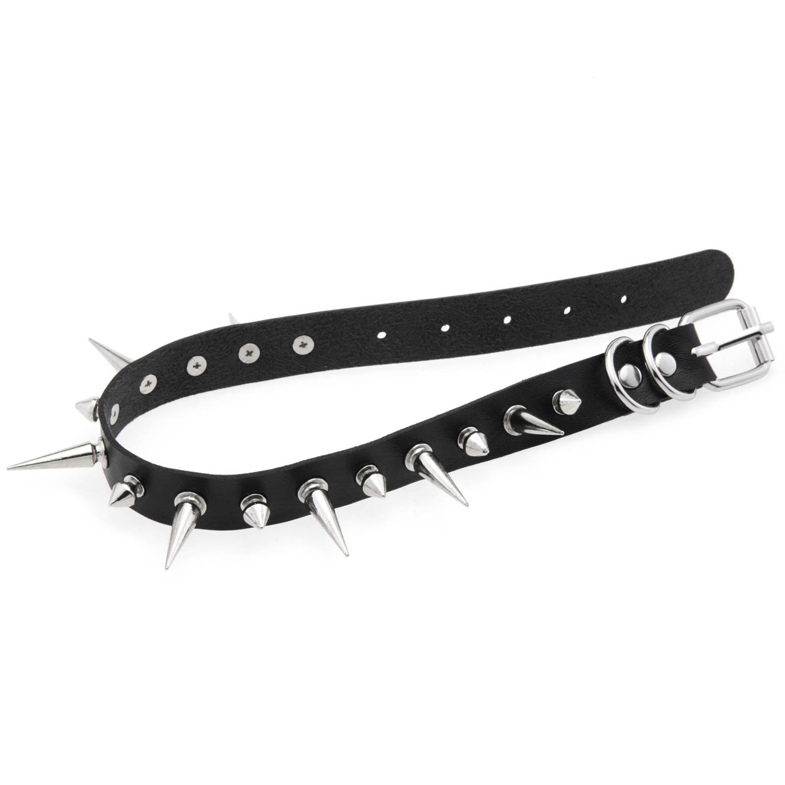 Collares de cuero PU con remac - Women'S Emo Accessories reseña y precio